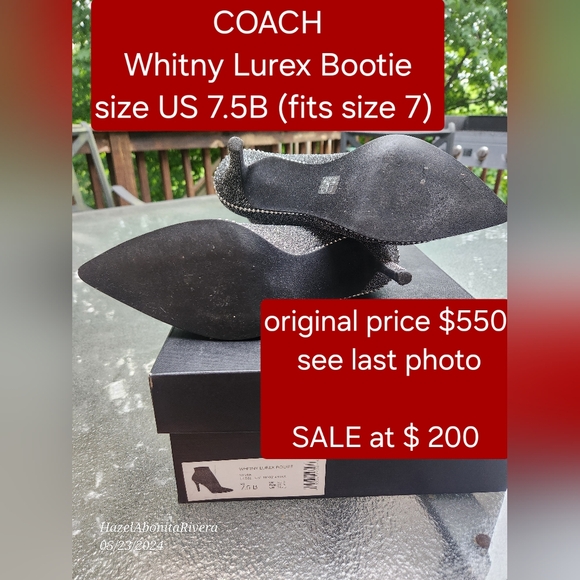 Coach Whitny Lurex Bootie - Picture 4 of 5